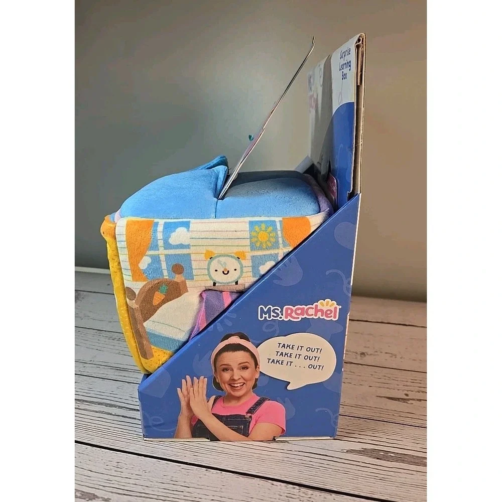 Ms. Rachel Official Surprise Learning Box Educational Toys with Stuffed Animals